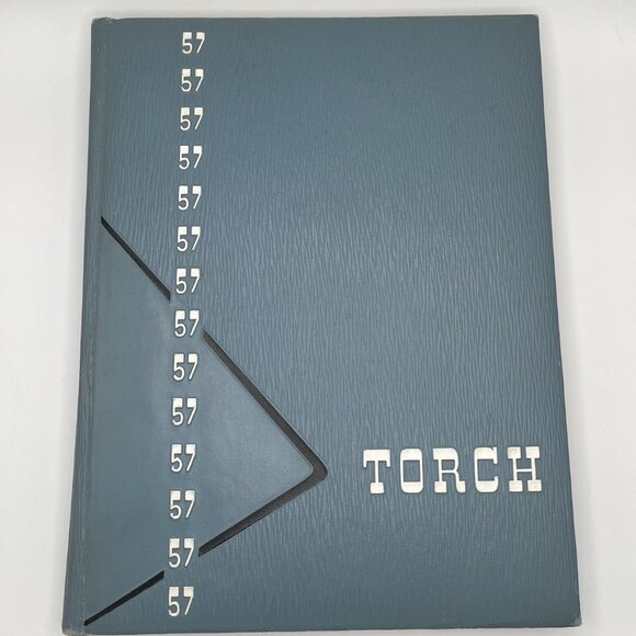 1957 Torch Fullerton Junior College Yearbook California CA Signed Vintage - Picture 1 of 16